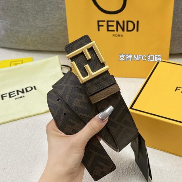 repliche,replica,perfette,siti di,affidabili,migliori siti,dove comprare,1:1,scarpe da ginnastica FENDI cintura doppia larghezza 4,0 cm