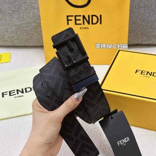 repliche,replica,perfette,siti di,affidabili,migliori siti,dove comprare,1:1,scarpe da ginnastica FENDI cintura doppia larghezza 4,0 cm