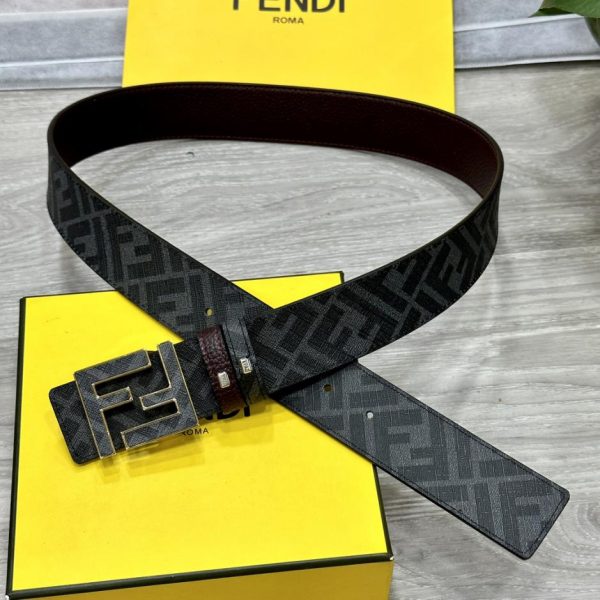 repliche,replica,perfette,siti di,affidabili,migliori siti,dove comprare,1:1,scarpe da ginnastica Cintura reversibile FENDI a doppio passante larga 4,0 cm
