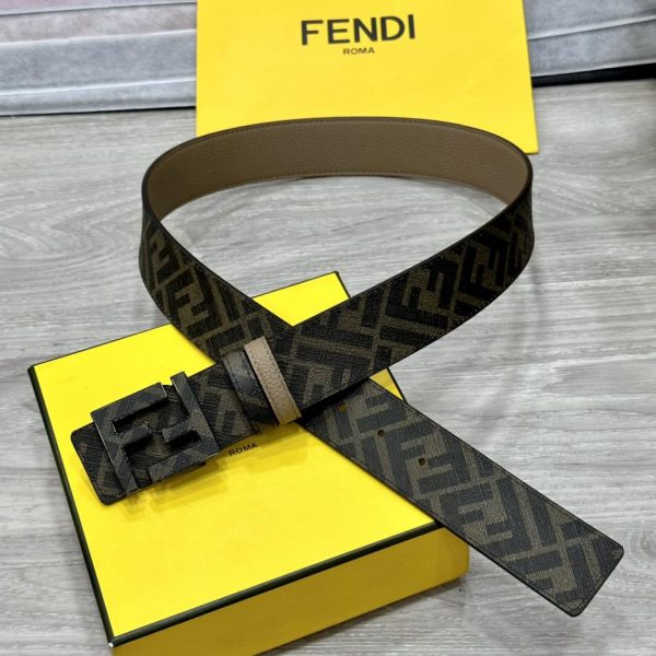 repliche,replica,perfette,siti di,affidabili,migliori siti,dove comprare,1:1,scarpe da ginnastica Cintura reversibile FENDI a doppio passante