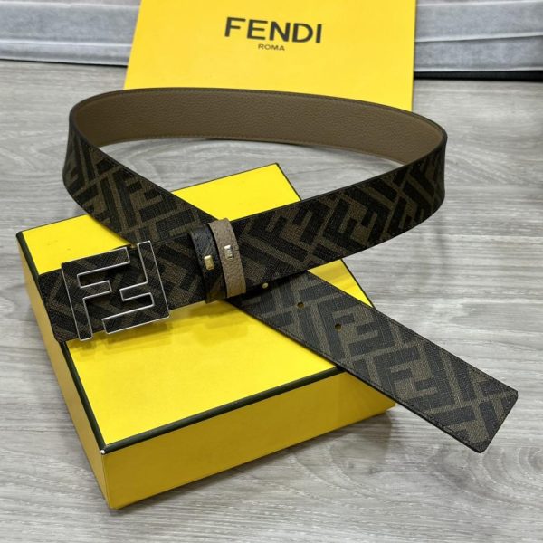 repliche,replica,perfette,siti di,affidabili,migliori siti,dove comprare,1:1,scarpe da ginnastica Cintura reversibile FENDI a doppio passante