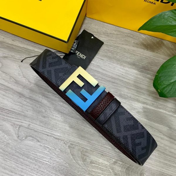 repliche,replica,perfette,siti di,affidabili,migliori siti,dove comprare,1:1,scarpe da ginnastica Cintura reversibile FENDI a doppio passante larga 4,0 cm