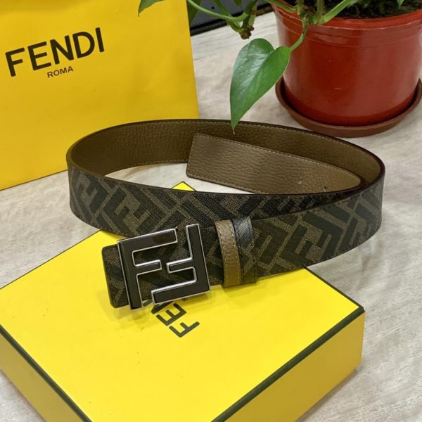Cintura reversibile FENDI a doppio passante