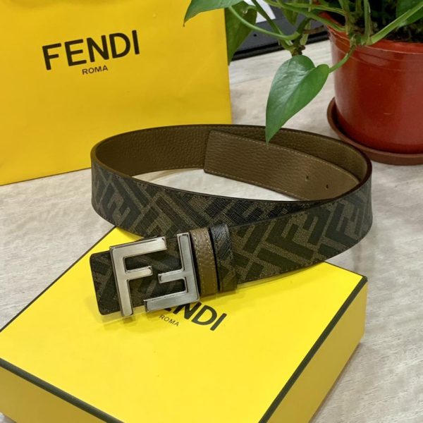 Cintura reversibile FENDI a doppio passante