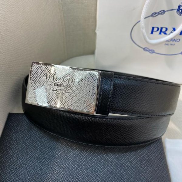 repliche,replica,perfette,siti di,affidabili,migliori siti,dove comprare,1:1,scarpe da ginnastica Cintura PRADA da uomo larghezza 34MM