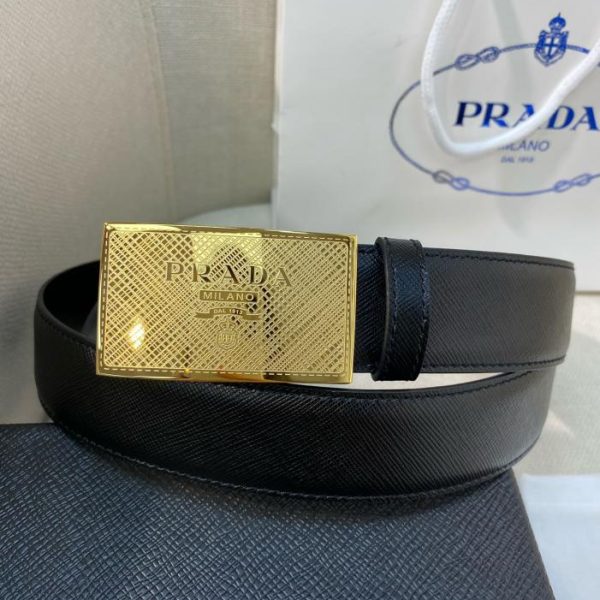 repliche,replica,perfette,siti di,affidabili,migliori siti,dove comprare,1:1,scarpe da ginnastica Cintura PRADA da uomo – Larghezza 34MM