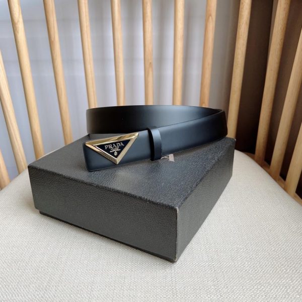 PRADA nuova larghezza della cintura 3,3 cm