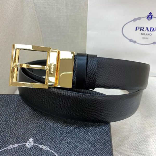 repliche,replica,perfette,siti di,affidabili,migliori siti,dove comprare,1:1,scarpe da ginnastica Cintura PRADA da uomo larga 3,4 cm