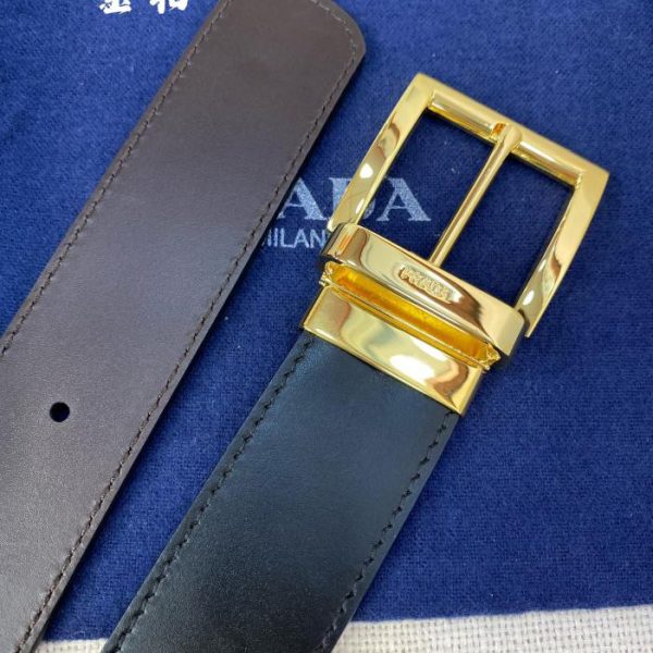 repliche,replica,perfette,siti di,affidabili,migliori siti,dove comprare,1:1,scarpe da ginnastica Cintura PRADA double face larga 3,4 cm