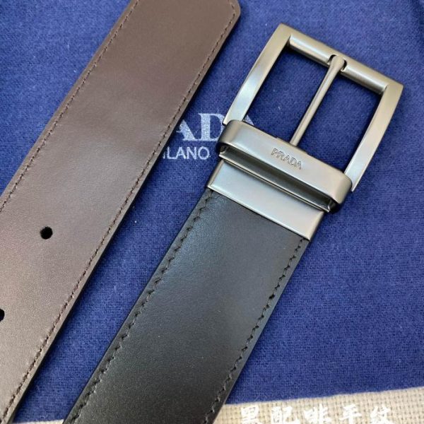 repliche,replica,perfette,siti di,affidabili,migliori siti,dove comprare,1:1,scarpe da ginnastica Cintura PRADA double face larga 3,4 cm