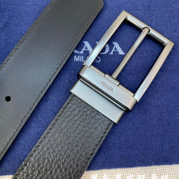 repliche,replica,perfette,siti di,affidabili,migliori siti,dove comprare,1:1,scarpe da ginnastica Cintura PRADA double face larga 3,4 cm