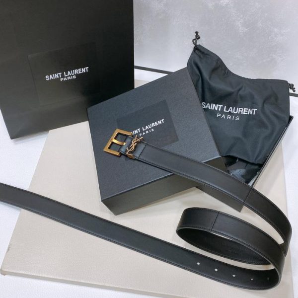 Cintura YSL con motivo corteccia