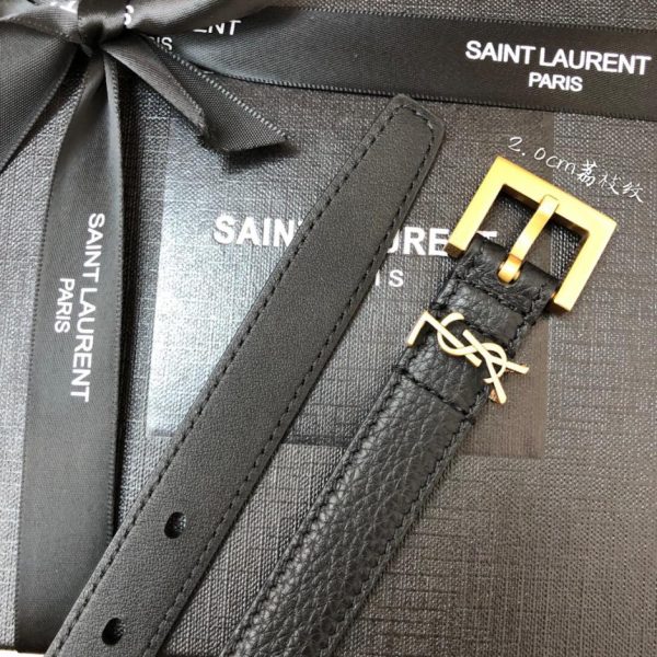 Cintura YSL in ciottoli 2,0 cm