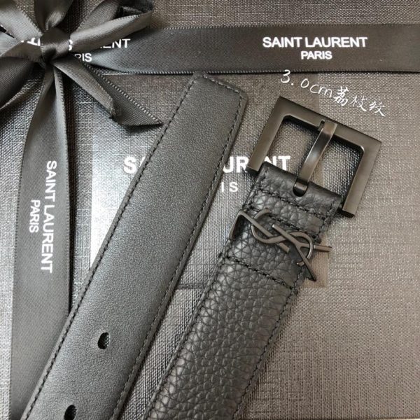 Cintura YSL in ciottoli 3,0 cm