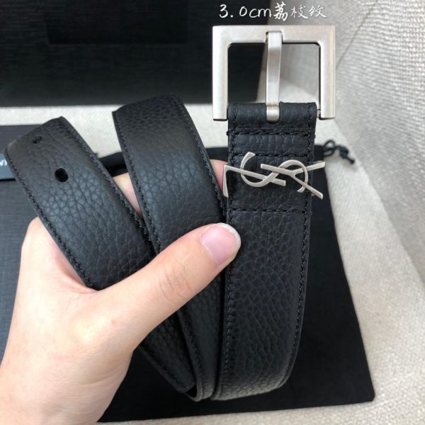Cintura YSL in ciottoli 3,0 cm