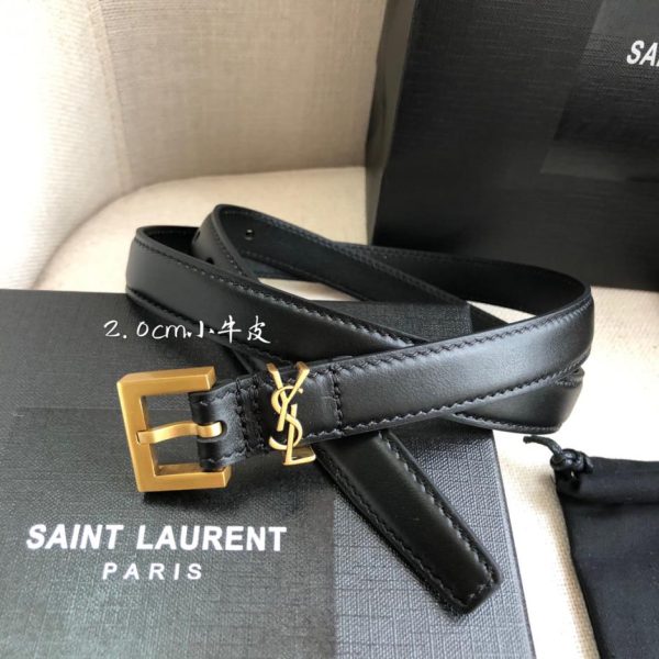Cintura YSL liscia 2,0 cm