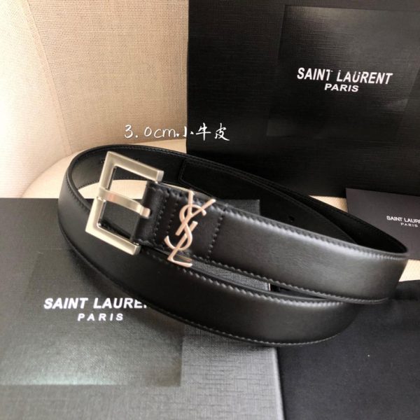 Cintura YSL liscia 3,0 cm