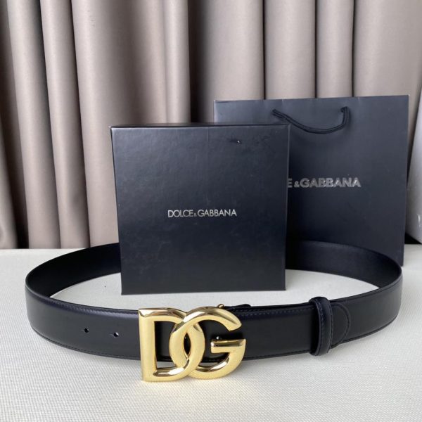 repliche,replica,perfette,siti di,affidabili,migliori siti,dove comprare,1:1,scarpe da ginnastica Cintura D&G con fibbia classica a lettera, larghezza 3,8 cm
