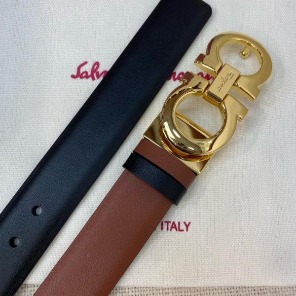 repliche,replica,perfette,siti di,affidabili,migliori siti,dove comprare,1:1,scarpe da ginnastica Ferragamo doppia fibbia da 25 mm da donna