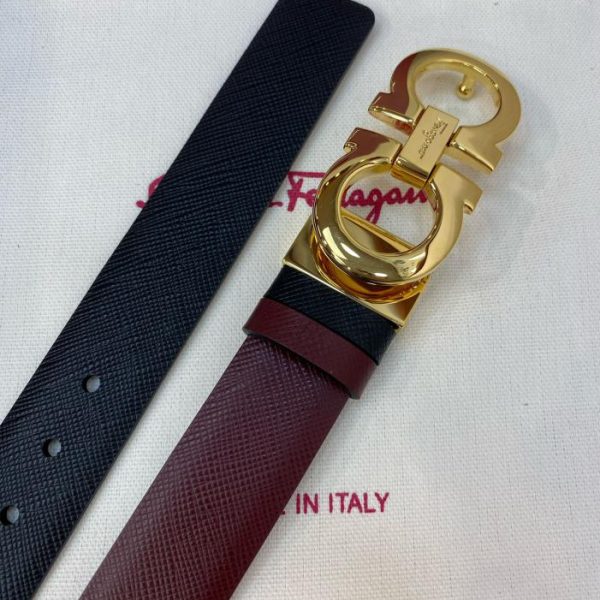 repliche,replica,perfette,siti di,affidabili,migliori siti,dove comprare,1:1,scarpe da ginnastica Ferragamo doppia fibbia da 25 mm da donna