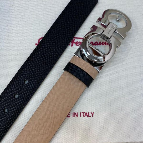 repliche,replica,perfette,siti di,affidabili,migliori siti,dove comprare,1:1,scarpe da ginnastica Ferragamo doppia fibbia da 25 mm da donna