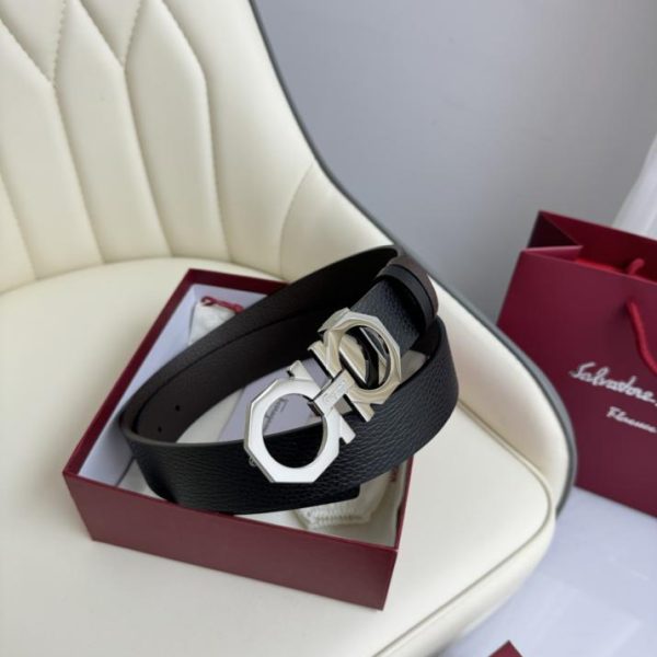 repliche,replica,perfette,siti di,affidabili,migliori siti,dove comprare,1:1,scarpe da ginnastica Ferragamo bifacciale originale larghezza 3,5 cm