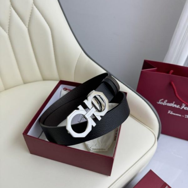 repliche,replica,perfette,siti di,affidabili,migliori siti,dove comprare,1:1,scarpe da ginnastica Ferragamo bifacciale originale larghezza 3,5 cm