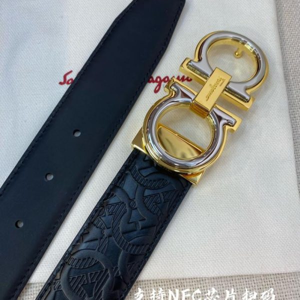 repliche,replica,perfette,siti di,affidabili,migliori siti,dove comprare,1:1,scarpe da ginnastica Cintura da uomo Ferragamo NFC 3,5 cm