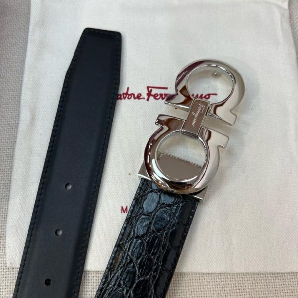 repliche,replica,perfette,siti di,affidabili,migliori siti,dove comprare,1:1,scarpe da ginnastica Cintura da uomo Ferragamo NFC 3,5 cm