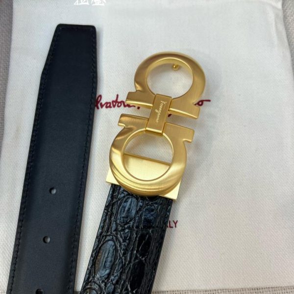 repliche,replica,perfette,siti di,affidabili,migliori siti,dove comprare,1:1,scarpe da ginnastica Cintura da uomo Ferragamo NFC 3,5 cm
