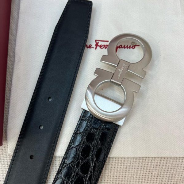 repliche,replica,perfette,siti di,affidabili,migliori siti,dove comprare,1:1,scarpe da ginnastica Cintura da uomo Ferragamo NFC 3,5 cm