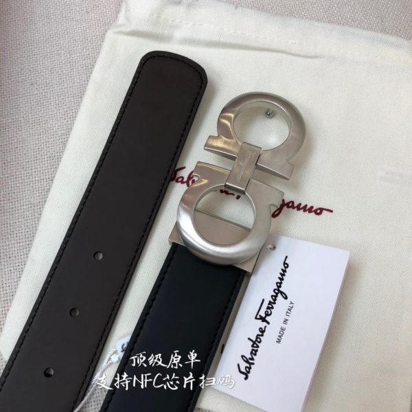 repliche,replica,perfette,siti di,affidabili,migliori siti,dove comprare,1:1,scarpe da ginnastica Cintura da uomo Ferragamo NFC 3,5 cm