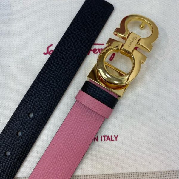 repliche,replica,perfette,siti di,affidabili,migliori siti,dove comprare,1:1,scarpe da ginnastica Ferragamo doppia fibbia da 25 mm da donna