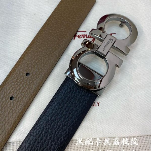 repliche,replica,perfette,siti di,affidabili,migliori siti,dove comprare,1:1,scarpe da ginnastica Cintura da uomo Ferragamo NFC 3,5 cm