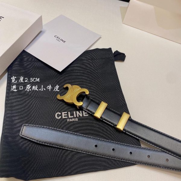 repliche,replica,perfette,siti di,affidabili,migliori siti,dove comprare,1:1,scarpe da ginnastica Cintura Celine larghezza 2,5 fibbia originale in oro