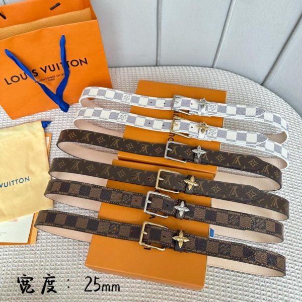 repliche,replica,perfette,siti di,affidabili,migliori siti,dove comprare,1:1,scarpe da ginnastica Cintura da donna LOUIS VUITTON larghezza 2,5