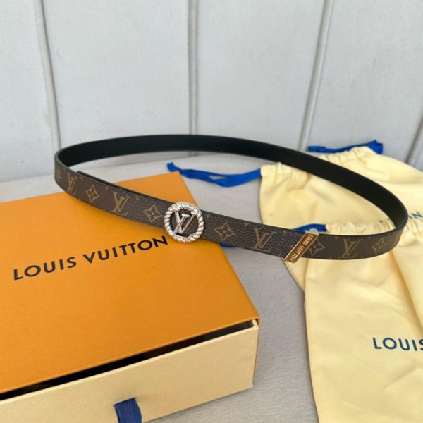 repliche,replica,perfette,siti di,affidabili,migliori siti,dove comprare,1:1,scarpe da ginnastica Cintura Classica da Donna LOUIS VUITTON Larghezza 20mm