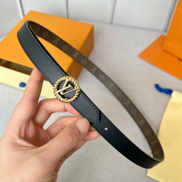 repliche,replica,perfette,siti di,affidabili,migliori siti,dove comprare,1:1,scarpe da ginnastica Cintura da donna LOUIS VUITTON S-Lock larghezza 20mm