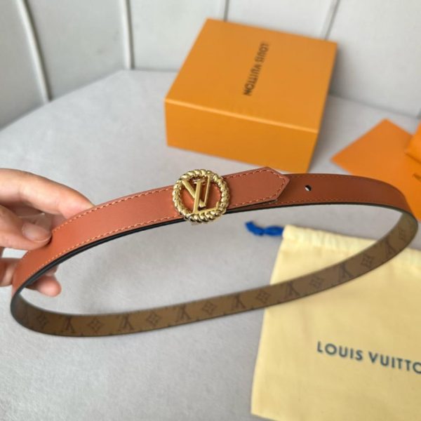 repliche,replica,perfette,siti di,affidabili,migliori siti,dove comprare,1:1,scarpe da ginnastica Cintura da donna LOUIS VUITTON S-Lock larghezza 20mm