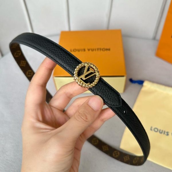 repliche,replica,perfette,siti di,affidabili,migliori siti,dove comprare,1:1,scarpe da ginnastica Cintura da donna LOUIS VUITTON S-Lock larghezza 20mm