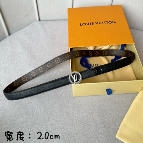 repliche,replica,perfette,siti di,affidabili,migliori siti,dove comprare,1:1,scarpe da ginnastica Cintura da donna LOUIS VUITTON S-Lock larghezza 20mm