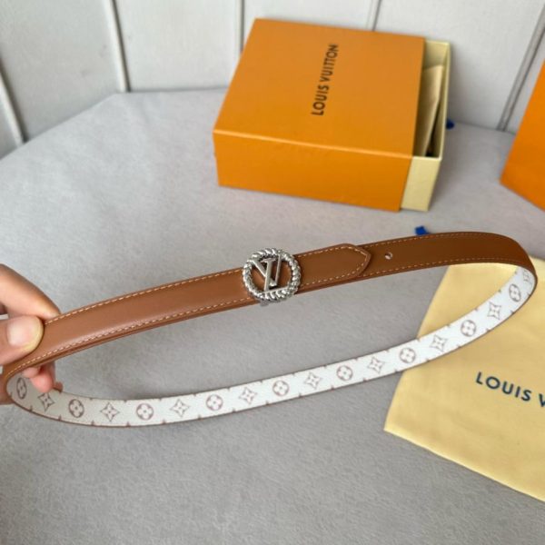 repliche,replica,perfette,siti di,affidabili,migliori siti,dove comprare,1:1,scarpe da ginnastica Cintura da donna LOUIS VUITTON S-Lock larghezza 20mm