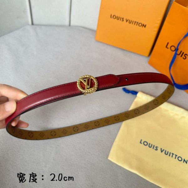 repliche,replica,perfette,siti di,affidabili,migliori siti,dove comprare,1:1,scarpe da ginnastica Cintura da donna LOUIS VUITTON S-Lock larghezza 20mm