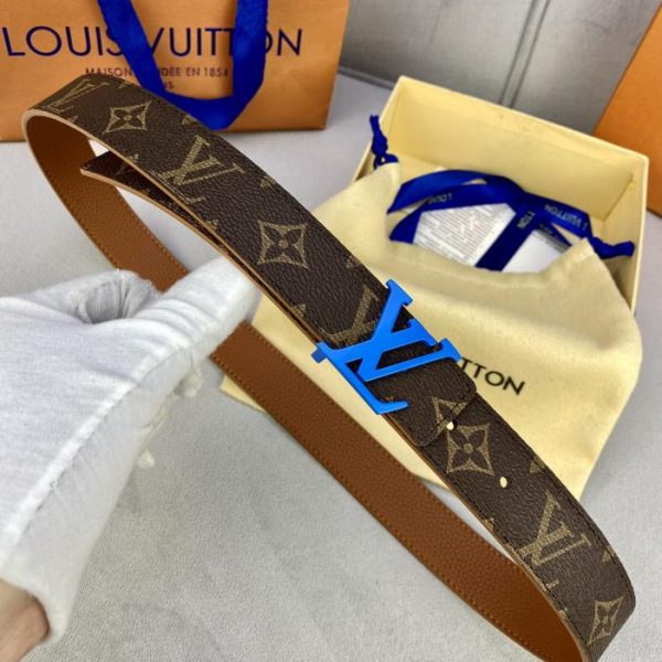 repliche,replica,perfette,siti di,affidabili,migliori siti,dove comprare,1:1,scarpe da ginnastica Cintura double face LOUIS VUITTON larghezza 3.0