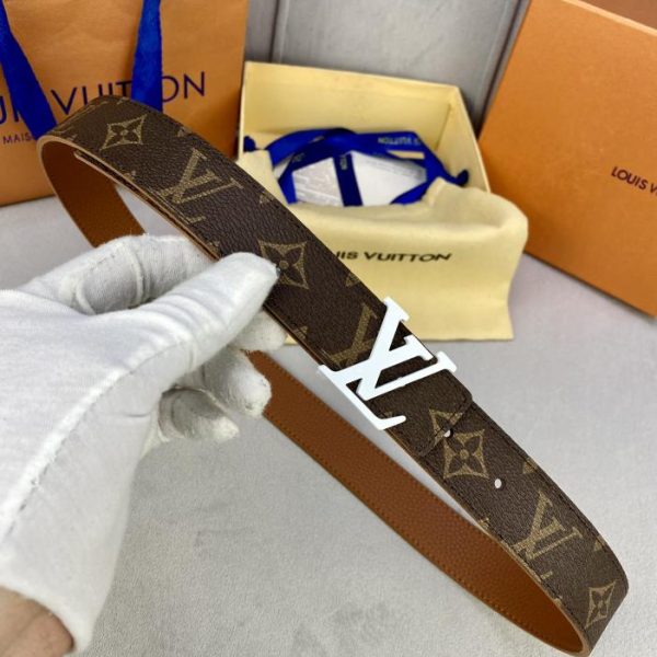 repliche,replica,perfette,siti di,affidabili,migliori siti,dove comprare,1:1,scarpe da ginnastica Cintura double face LOUIS VUITTON larghezza 3.0