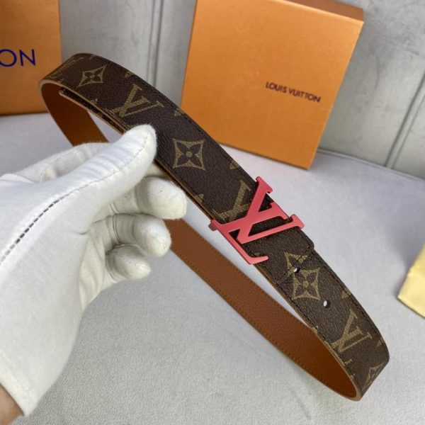 repliche,replica,perfette,siti di,affidabili,migliori siti,dove comprare,1:1,scarpe da ginnastica Cintura double face LOUIS VUITTON larghezza 3.0