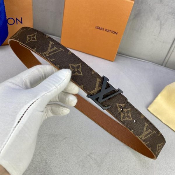 repliche,replica,perfette,siti di,affidabili,migliori siti,dove comprare,1:1,scarpe da ginnastica Cintura double face LOUIS VUITTON larghezza 3.0