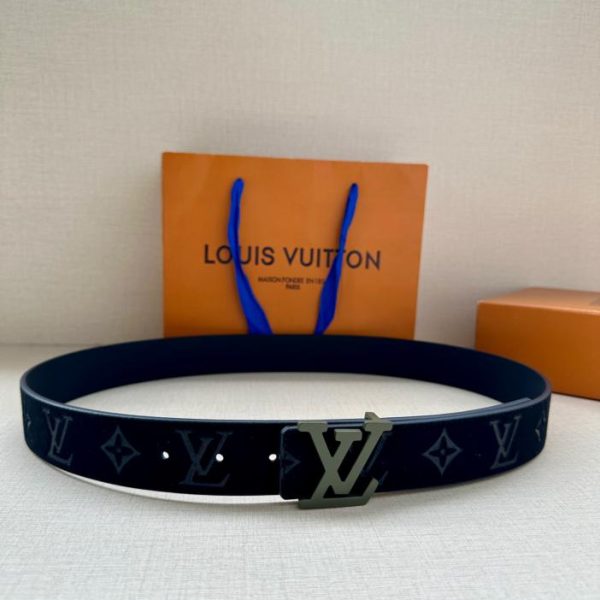 repliche,replica,perfette,siti di,affidabili,migliori siti,dove comprare,1:1,scarpe da ginnastica Cintura double face larga LOUIS VUITTON 3.4