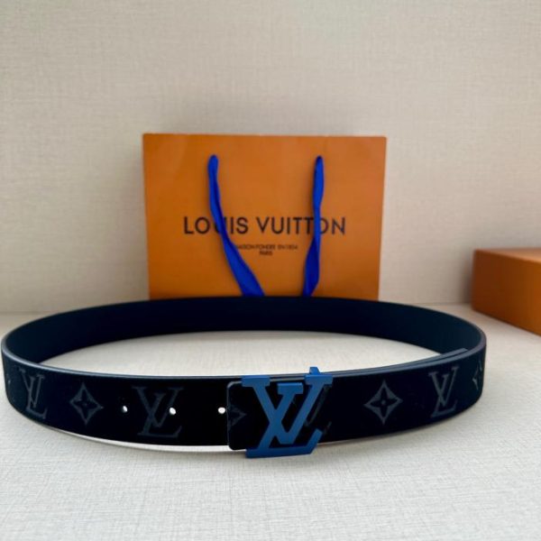 repliche,replica,perfette,siti di,affidabili,migliori siti,dove comprare,1:1,scarpe da ginnastica Cintura double face larga LOUIS VUITTON 3.4