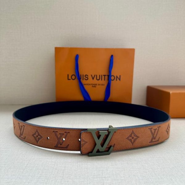 repliche,replica,perfette,siti di,affidabili,migliori siti,dove comprare,1:1,scarpe da ginnastica Cintura double face larga LOUIS VUITTON 3.4